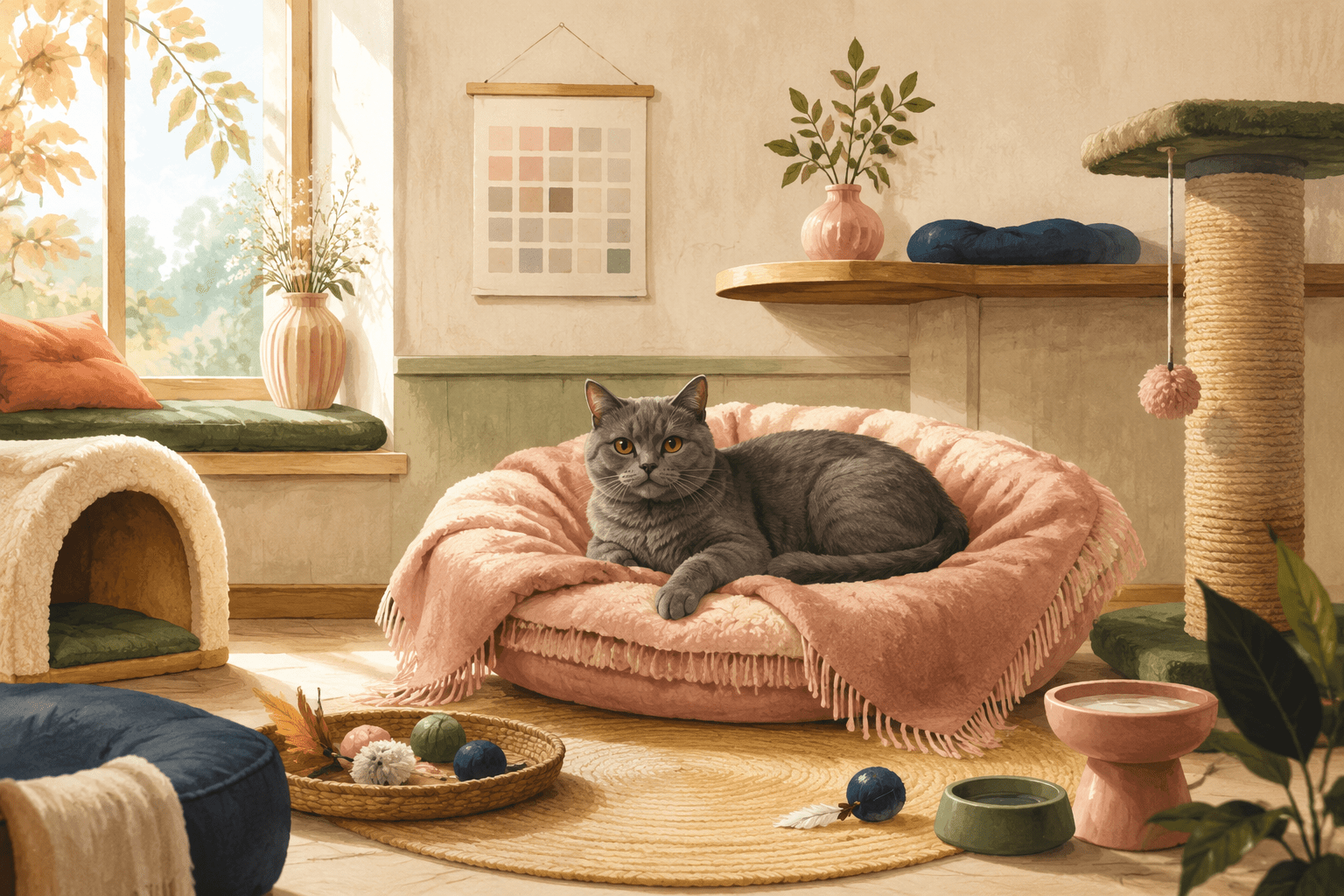 Pension pour chat longue durée : bien préparer