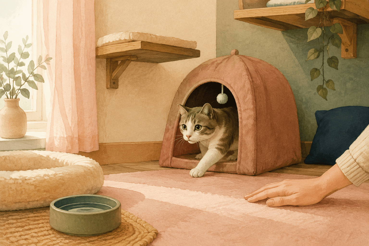 Réduire le stress d&rsquo;un chat en pension