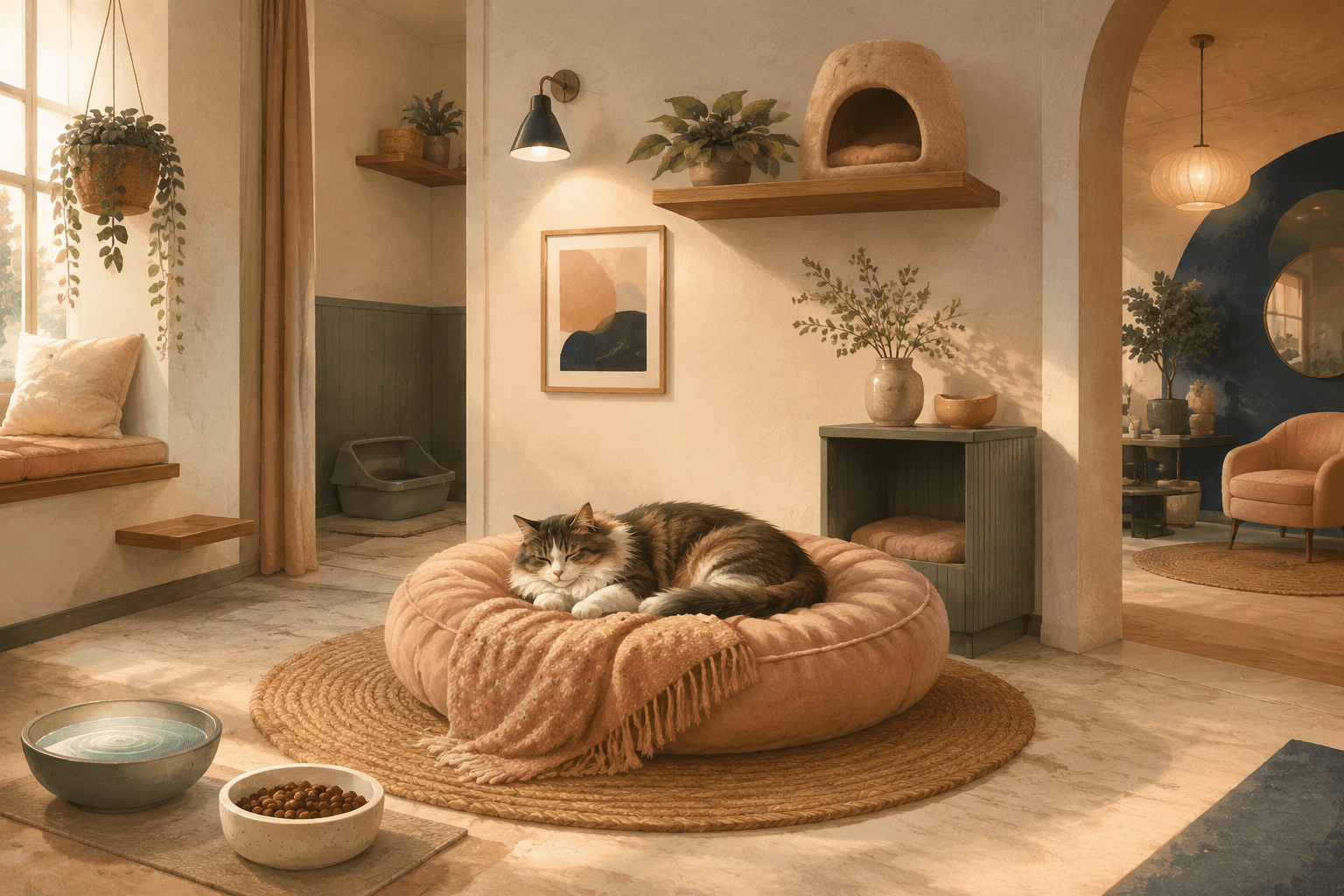 Chambre individuelle pour chat : pour qui ?