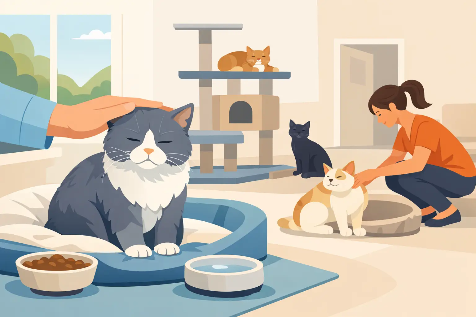 Pension pour chat âgé : bien la choisir