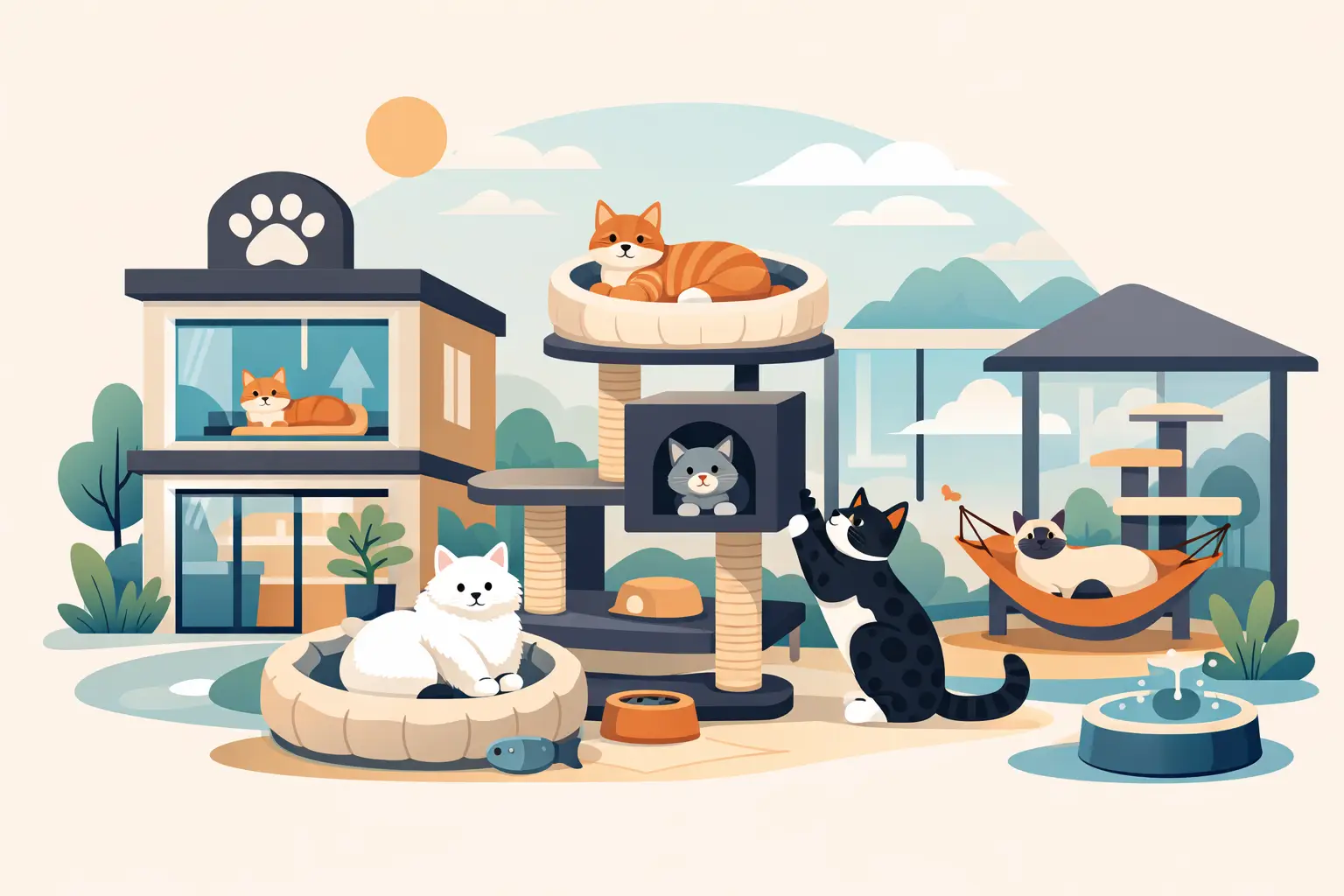 Qu’est-ce qu’un hôtel pour chats ?