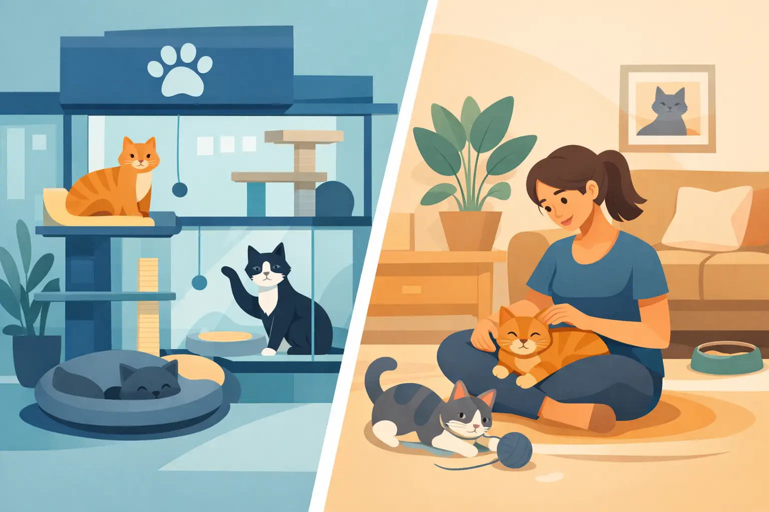 Hôtel félin ou cat sitter : que choisir ?