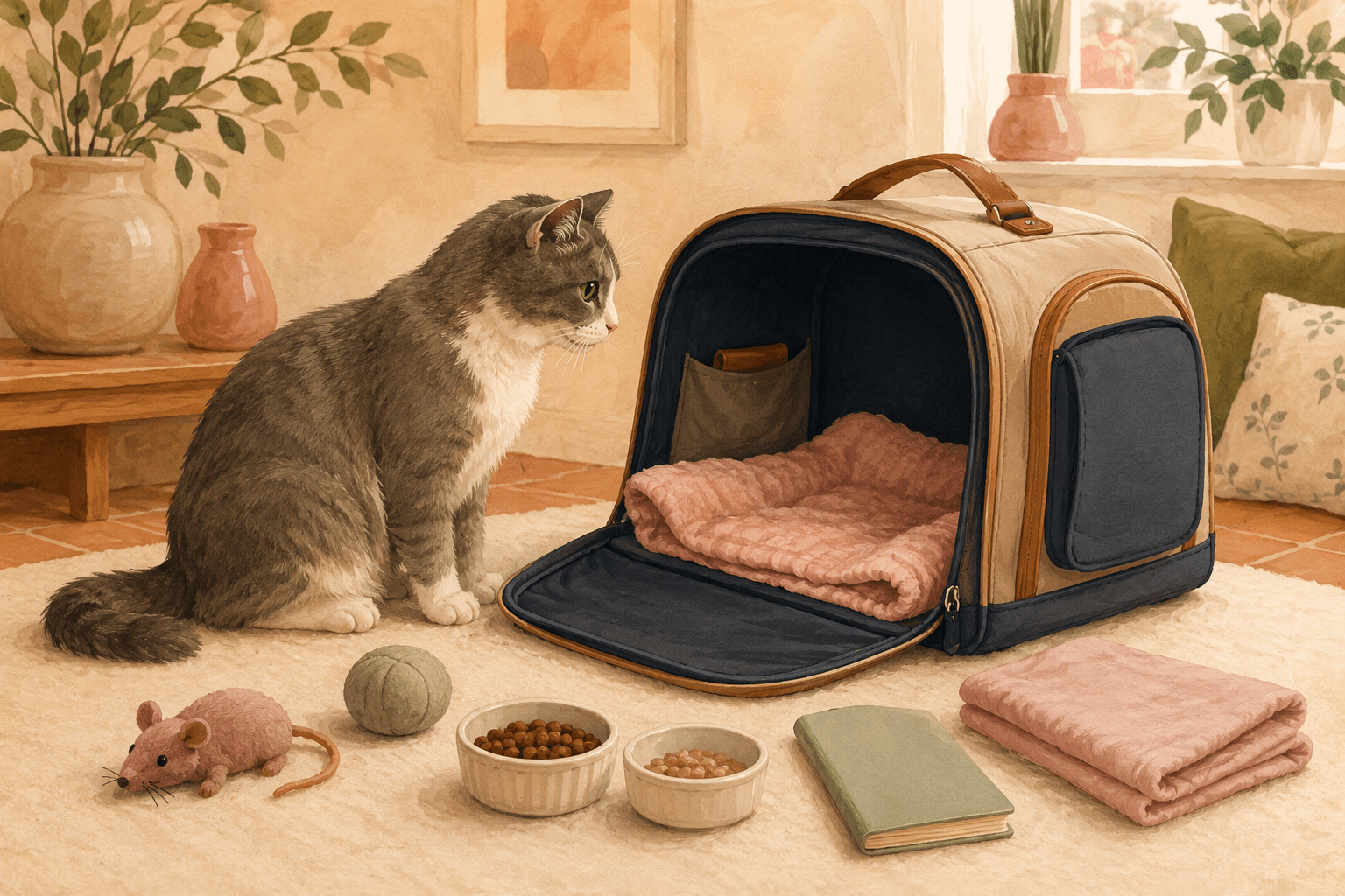 Préparer son chat avant un séjour en pension