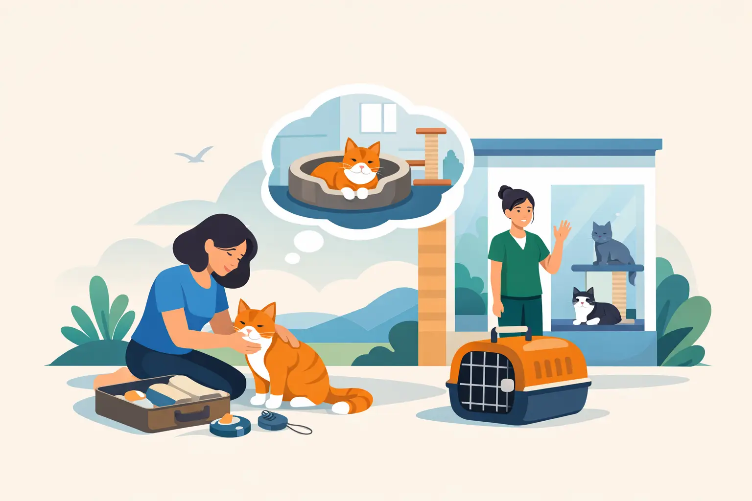 Préparer son chat avant un séjour en pension