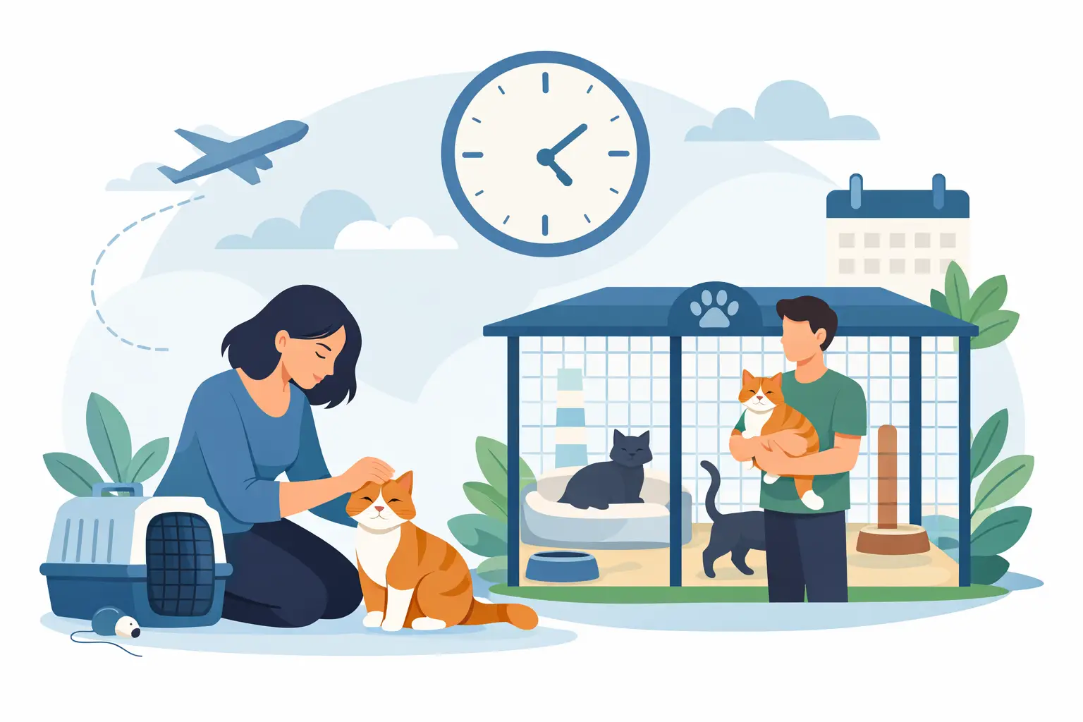 Combien de temps laisser son chat en pension ?