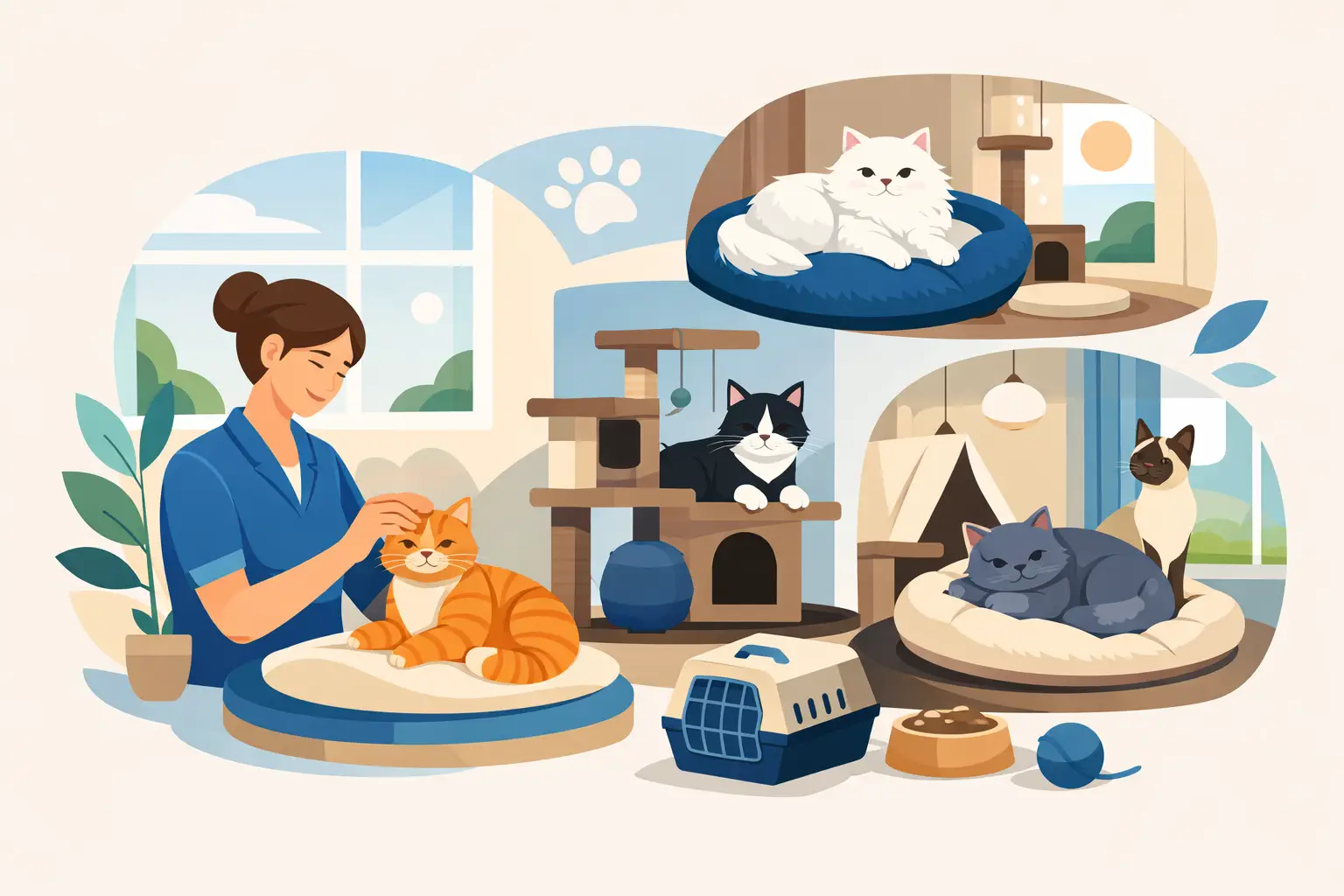 Hébergement félin personnalisé, pour quel chat ?